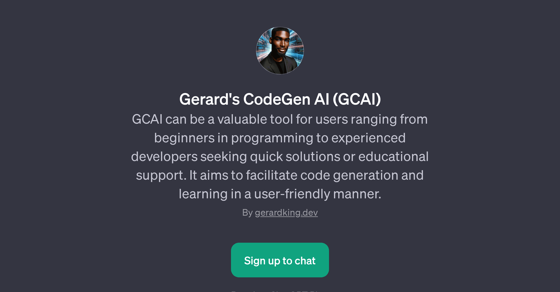 Gerard's CodeGen AI (GCAI)