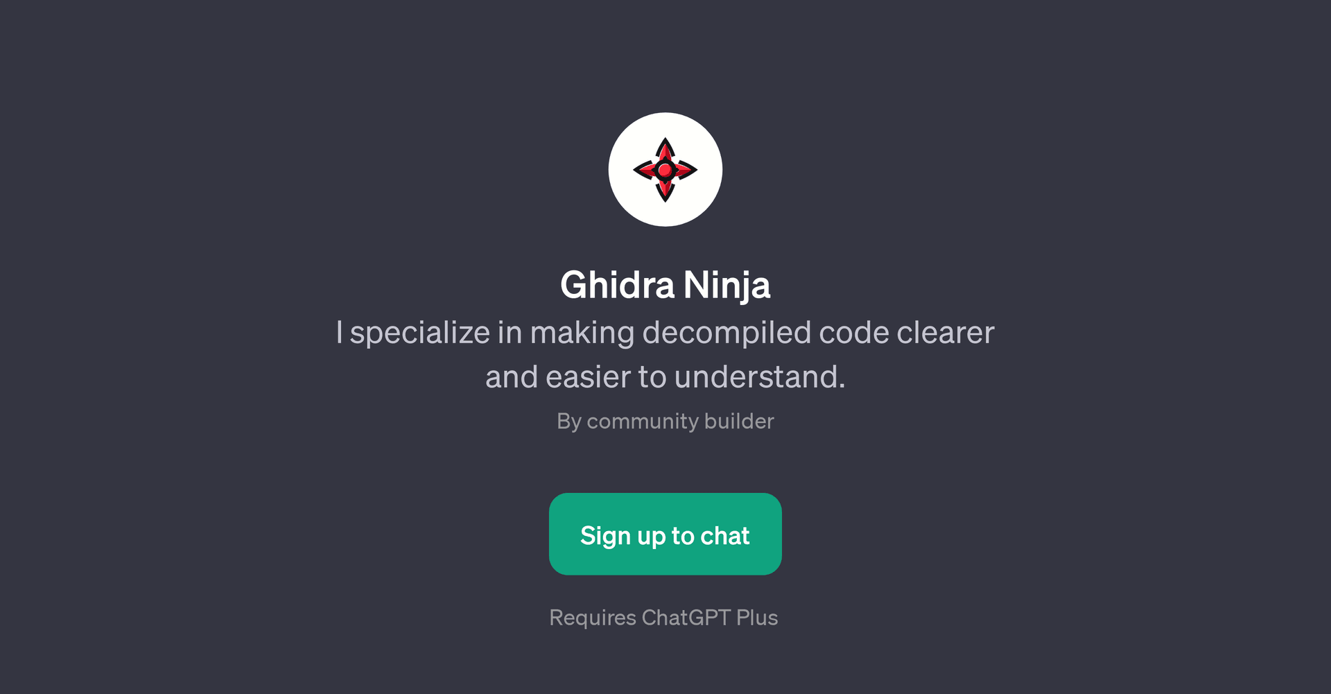 Ghidra Ninja
