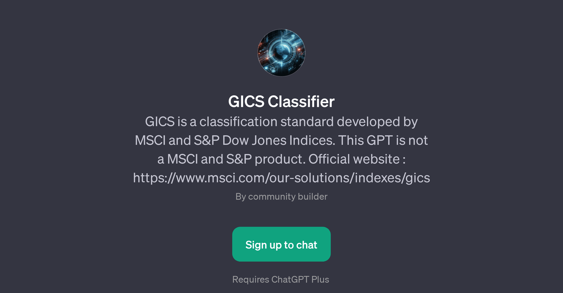 GICS Classifier