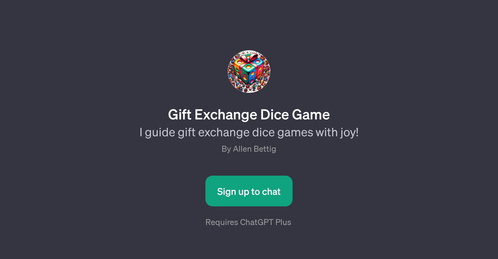 Gift Exchange Dice Game