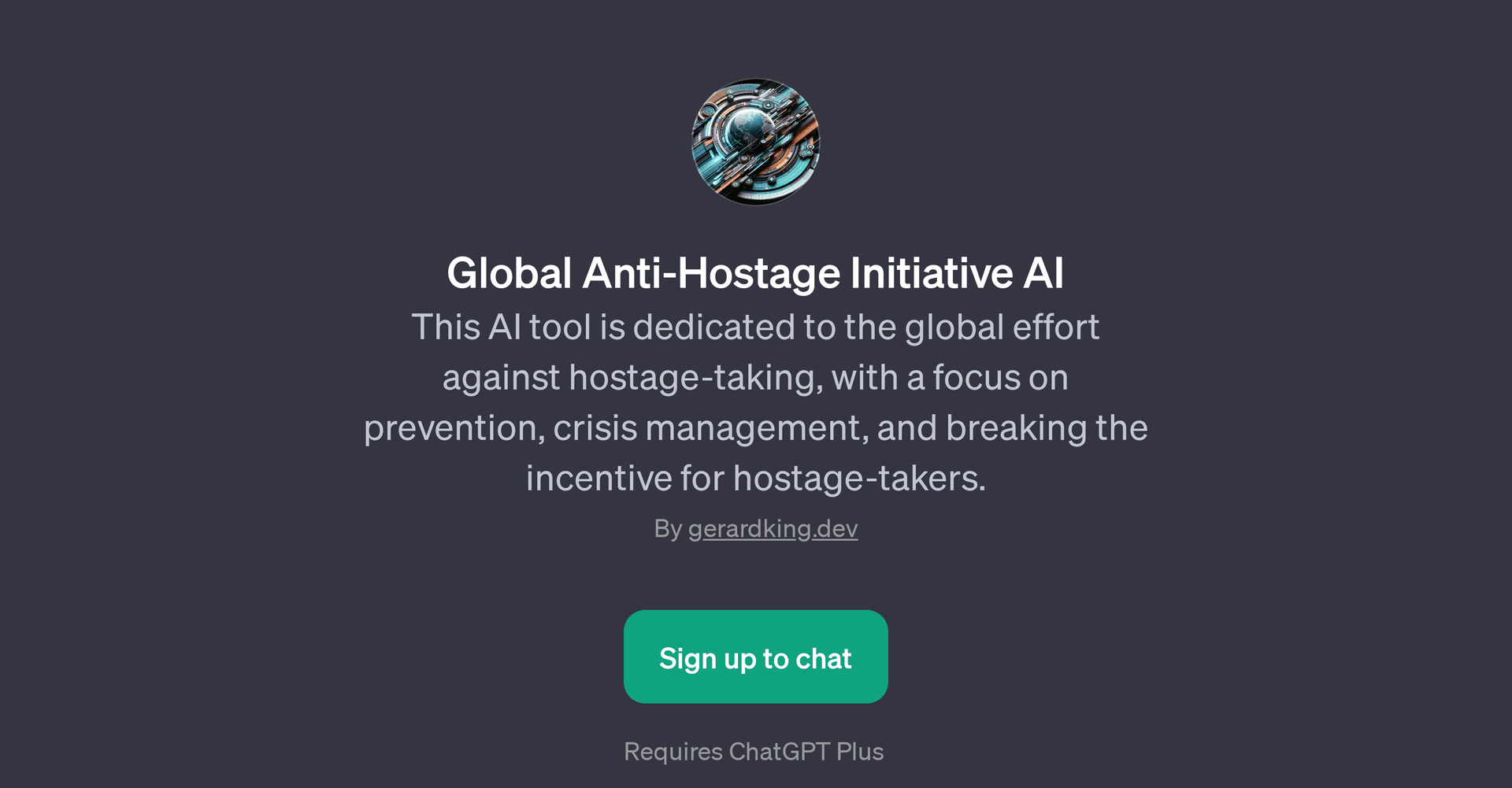 Global Anti-Hostage Initiative AI