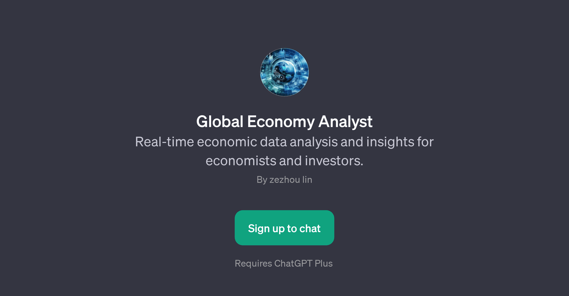Global Economy Analyst