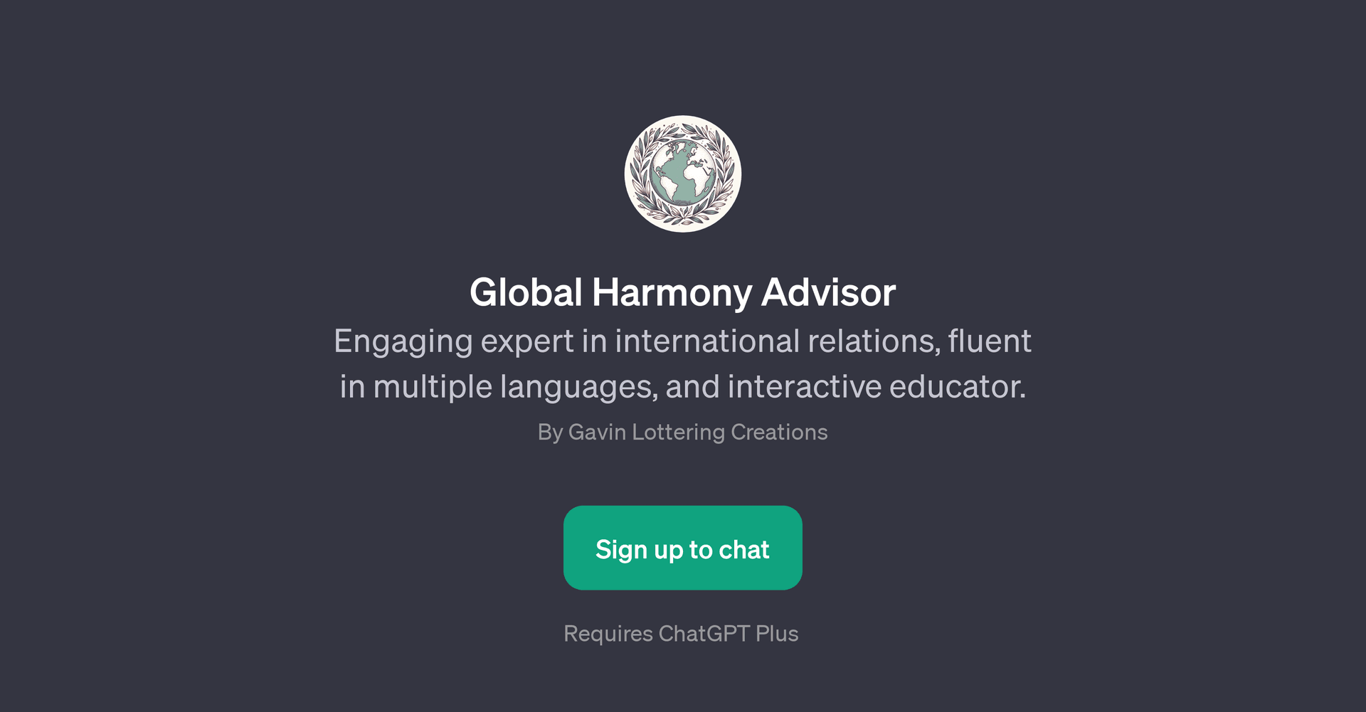Global Harmony Advisor