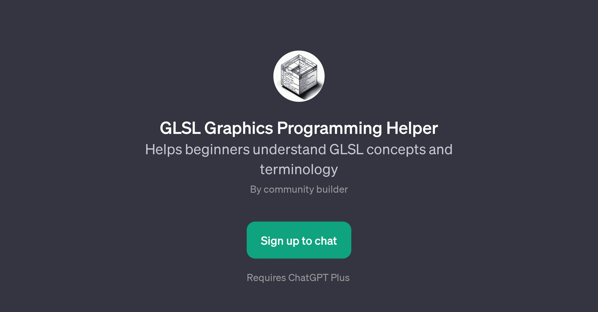 GLSL Graphics Programming Helper