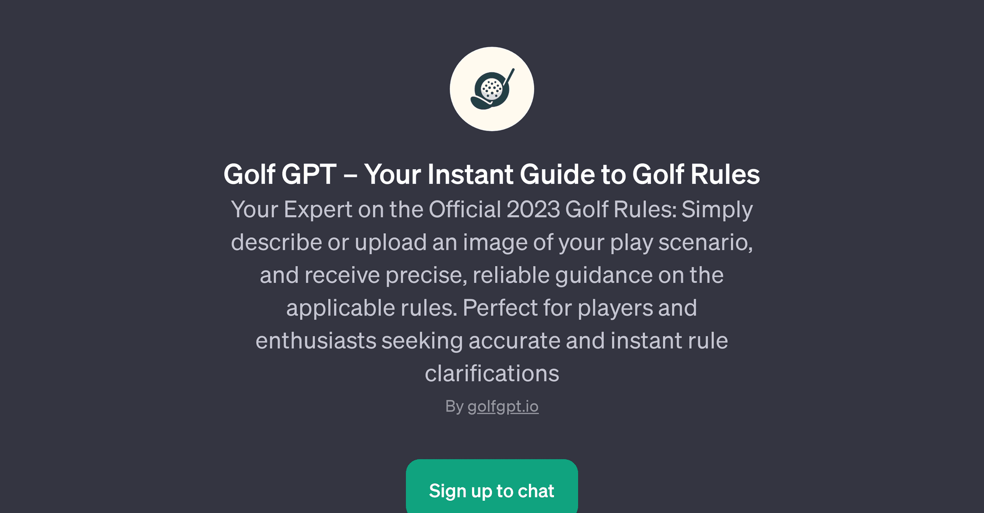 Golf GPT