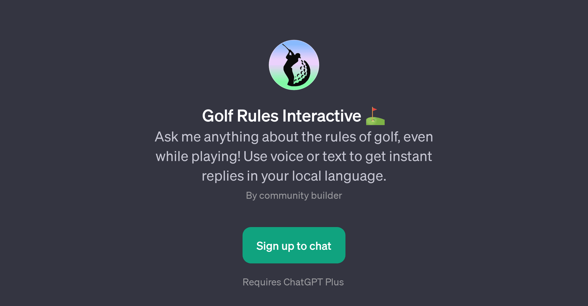 Golf Rules Interactive