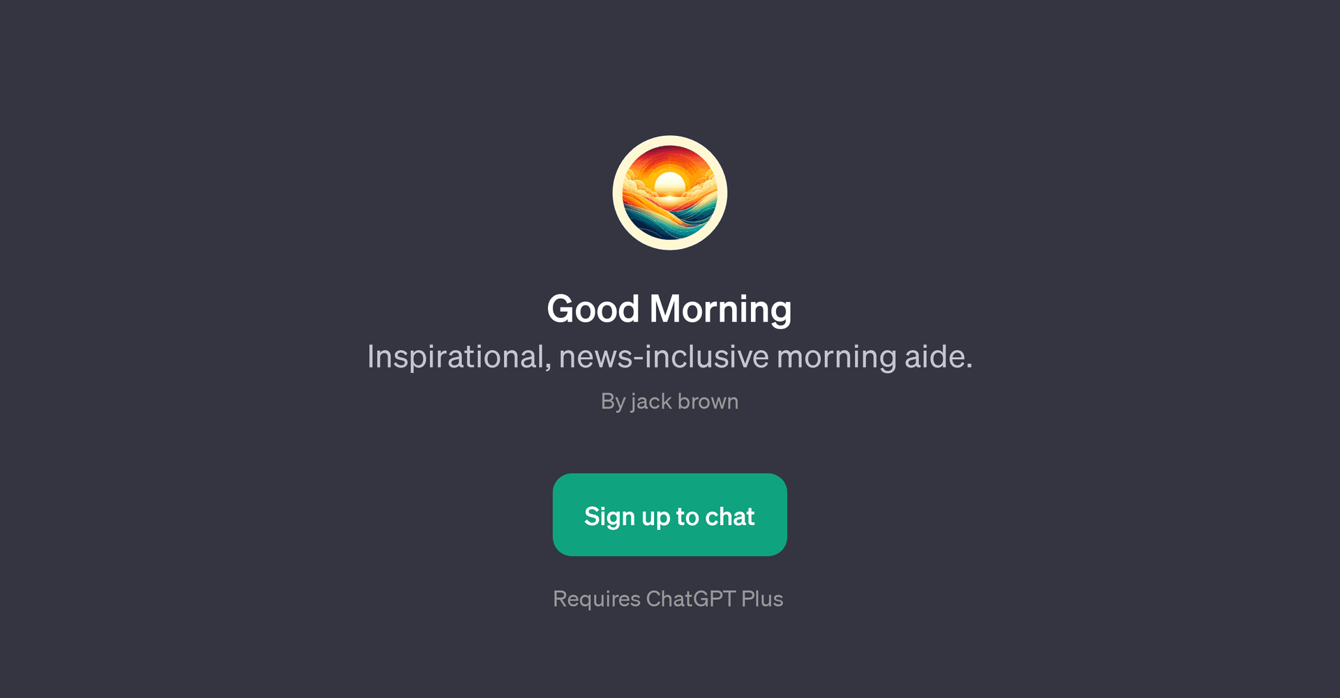 Good Morning