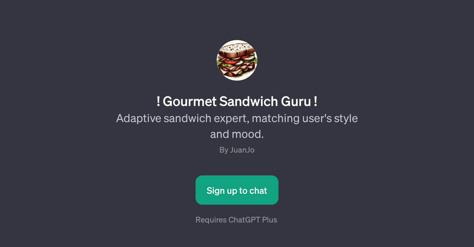 Gourmet Sandwich Guru