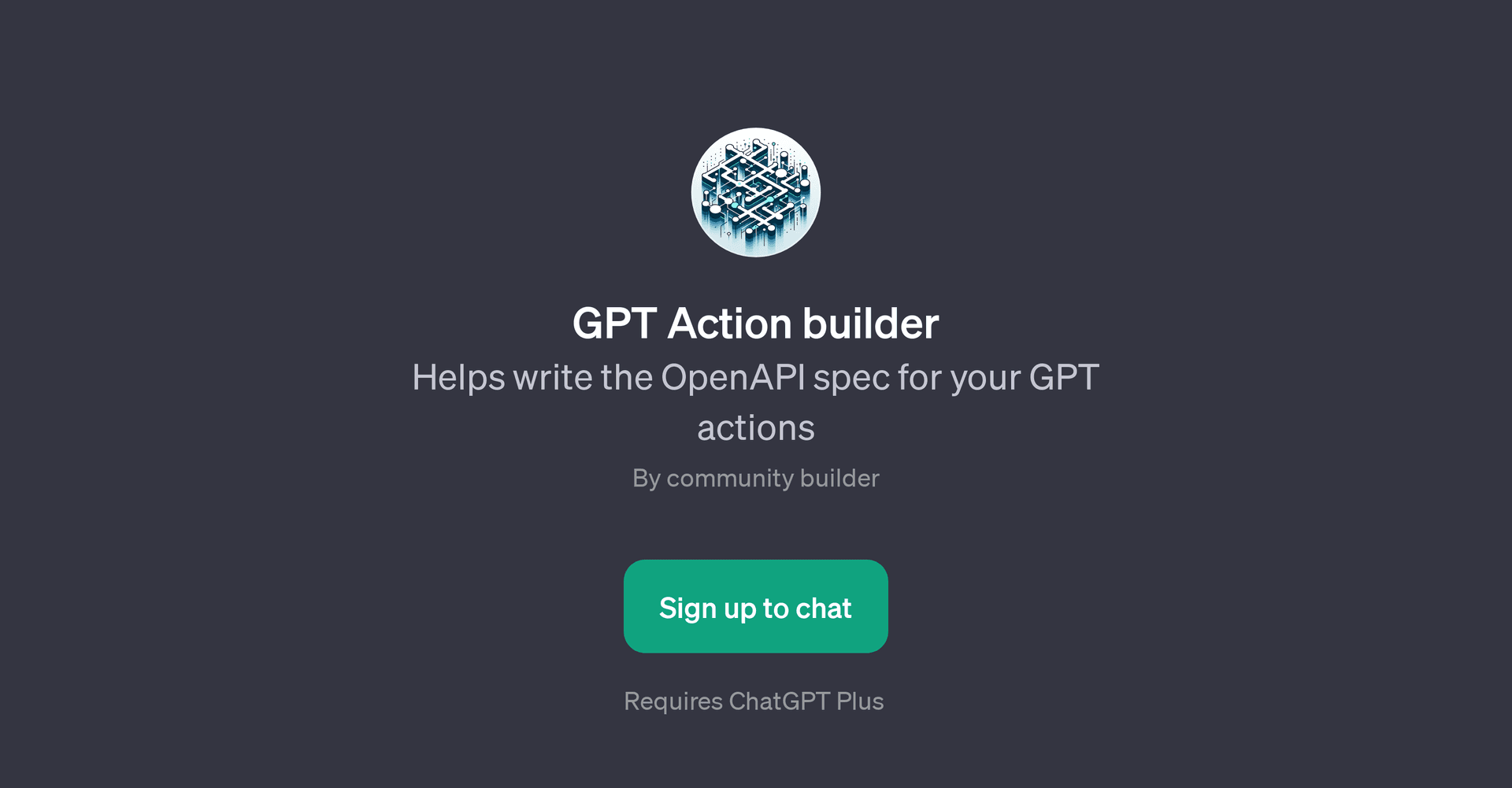 GPT Action builder
