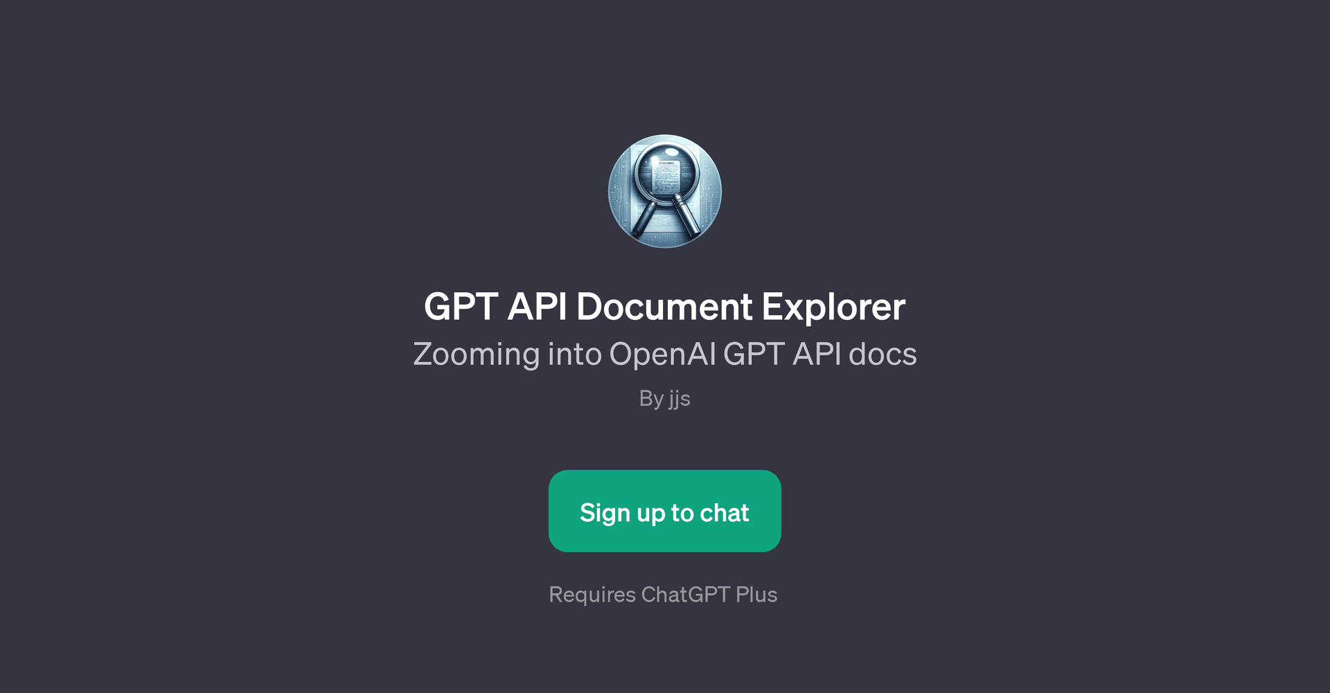 GPT API Document Explorer