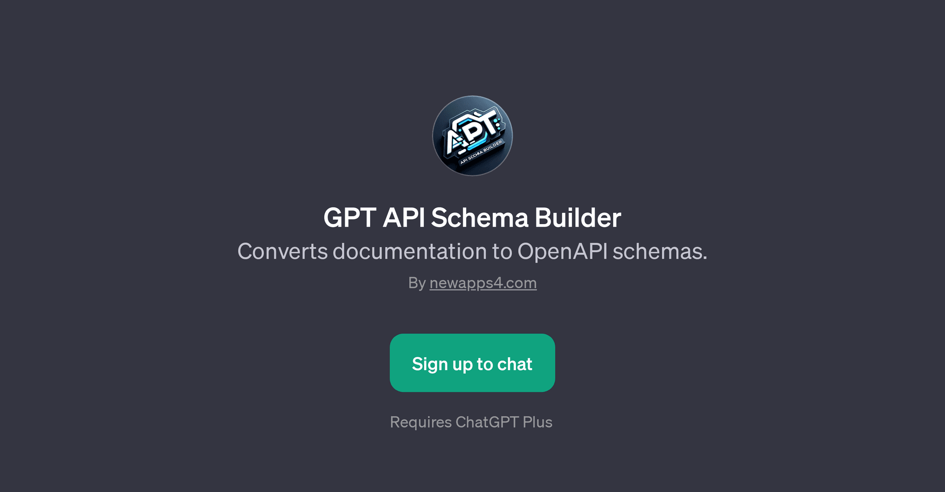 GPT API Schema Builder