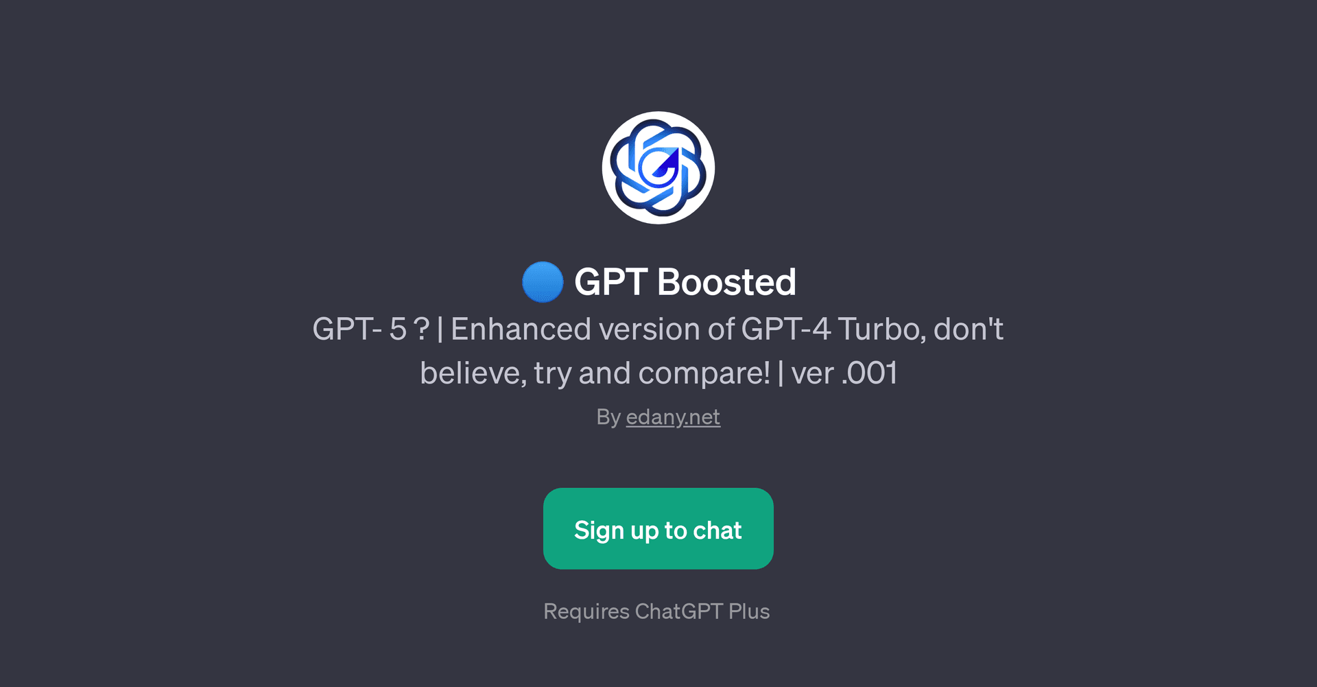 GPT Boosted
