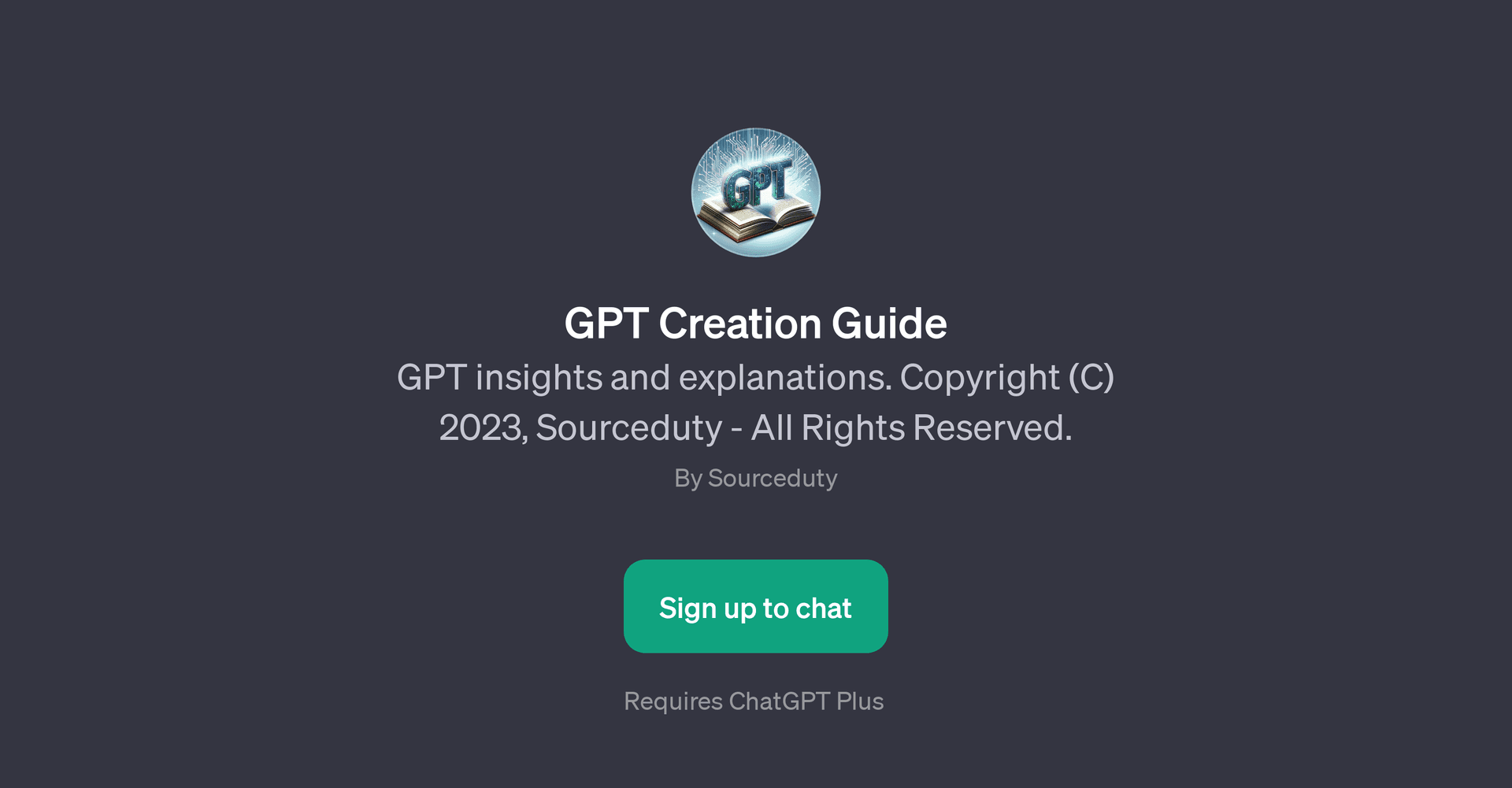 GPT Creation Guide