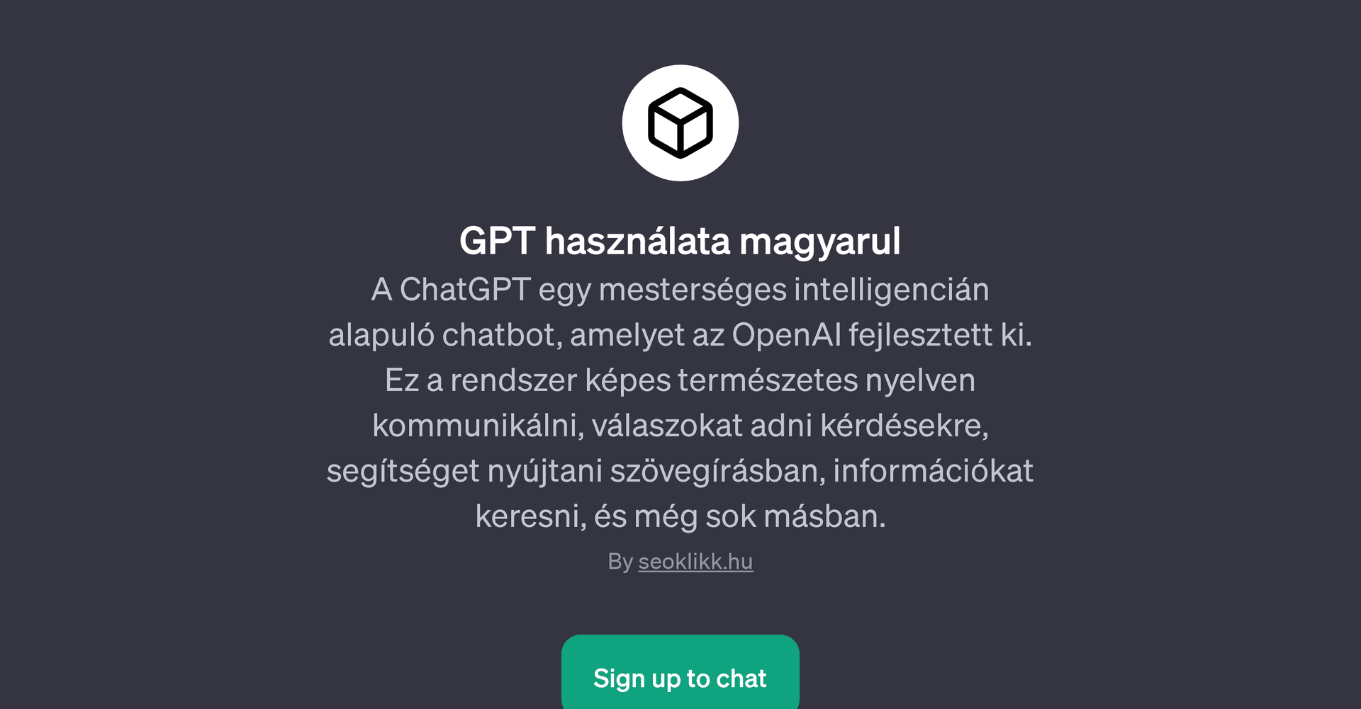 GPT hasznlata magyarul