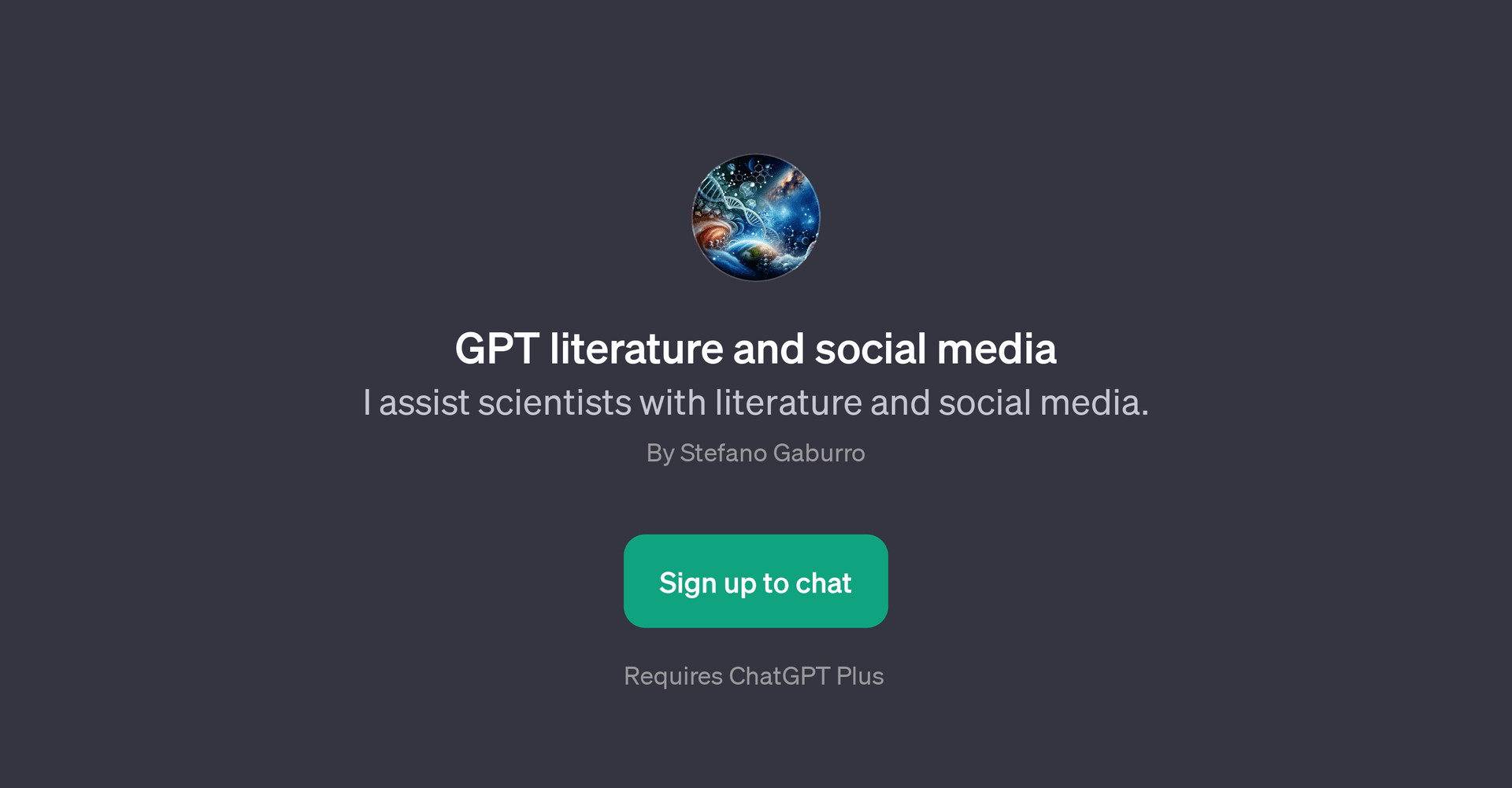 GPT Literature and Social Media