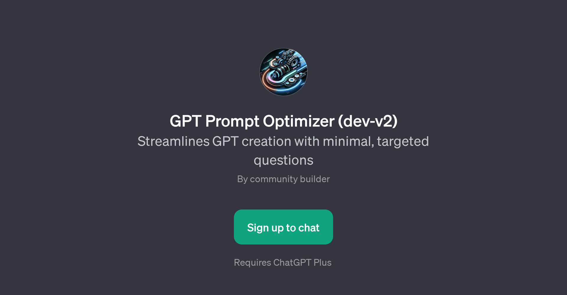 GPT Prompt Optimizer (dev-v2)
