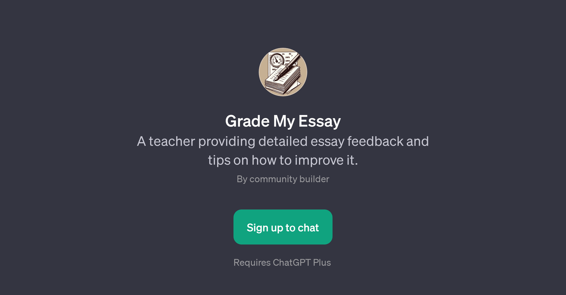 Grade My Essay