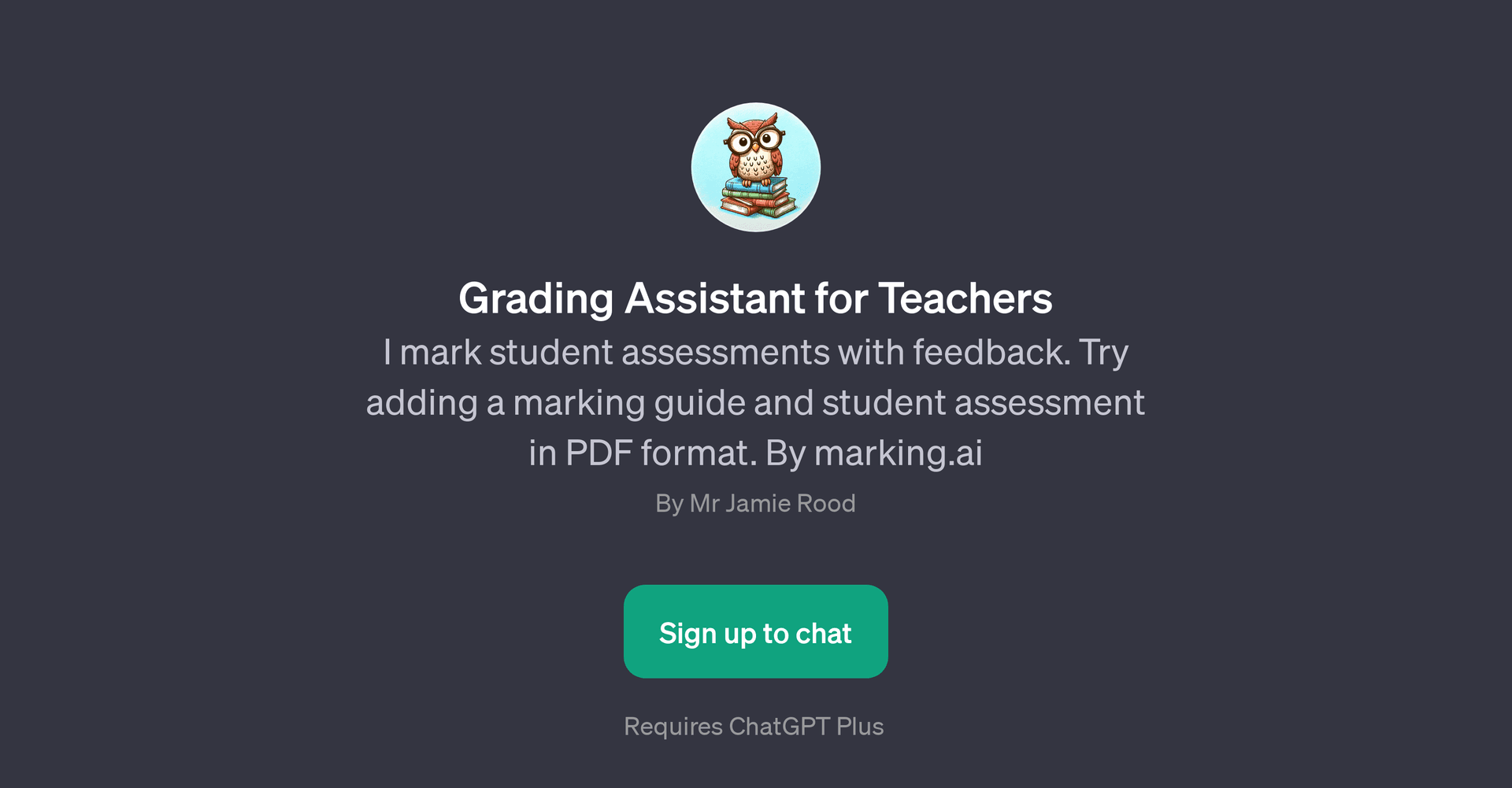 Grading Assistant for Teachers