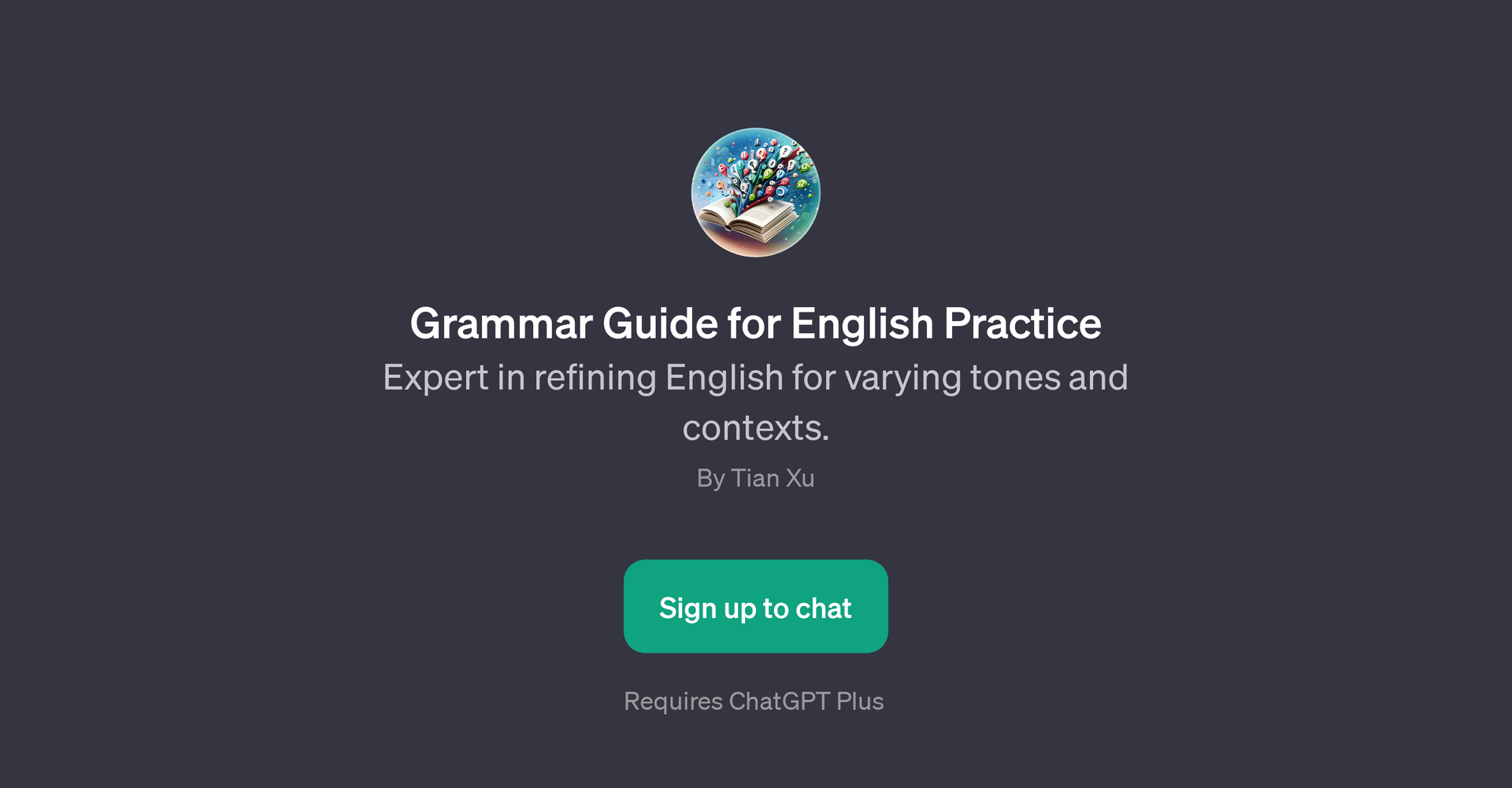 Grammar Guide for English Practice GPT