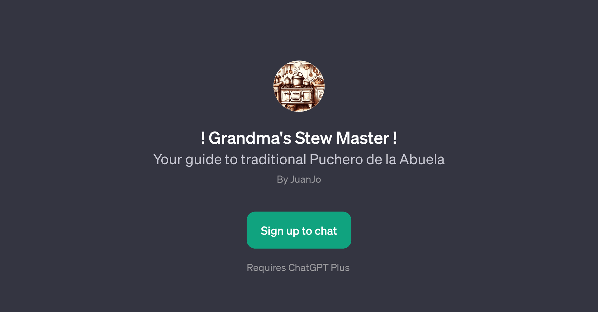 Grandma's Stew Master
