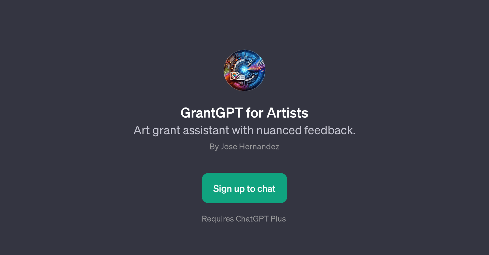 GrantGPT for Artists