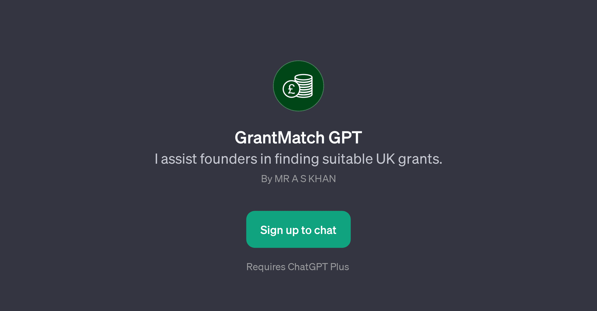 GrantMatch GPT