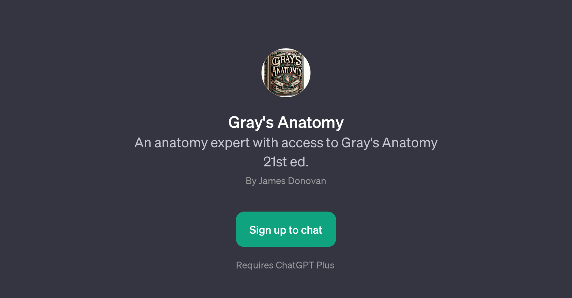 Gray's Anatomy GPT