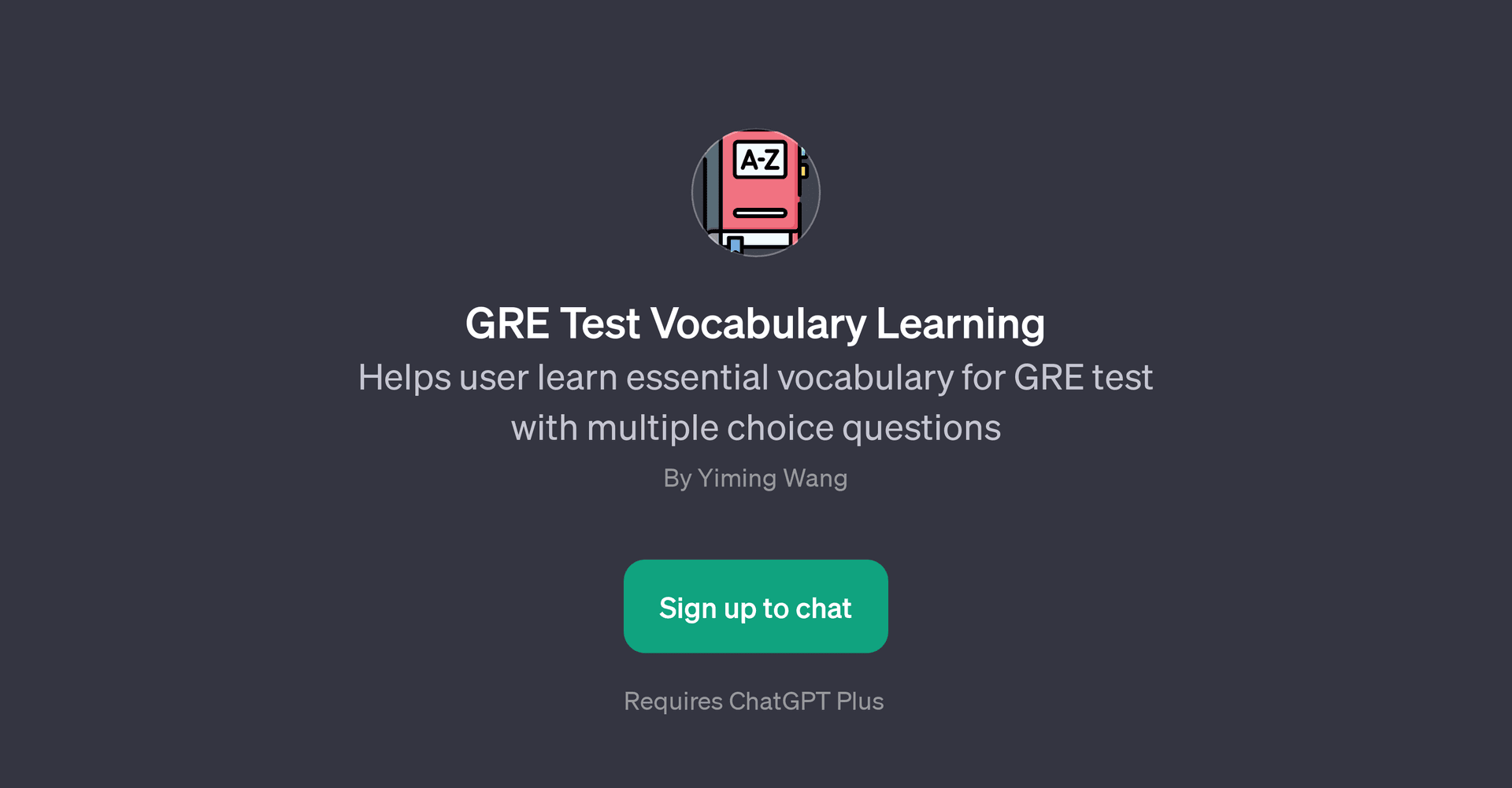GRE Test Vocabulary Learning GPT