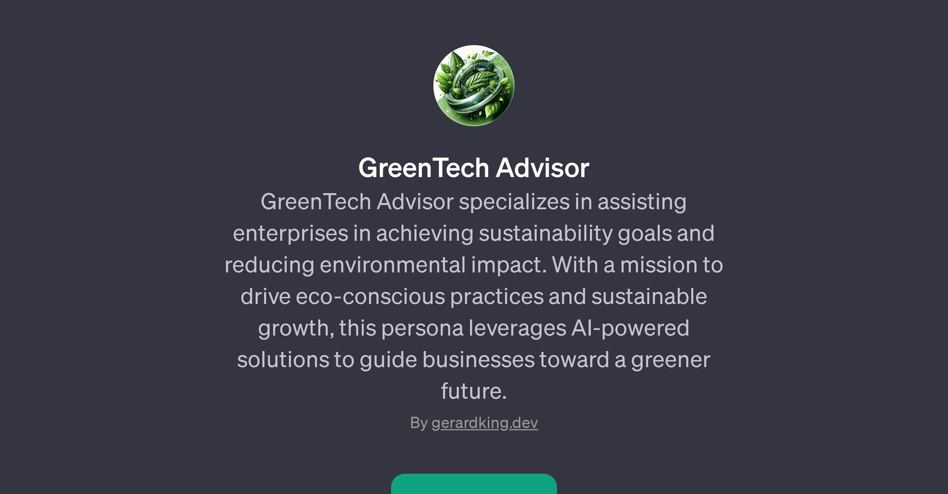 GreenTech Advisor