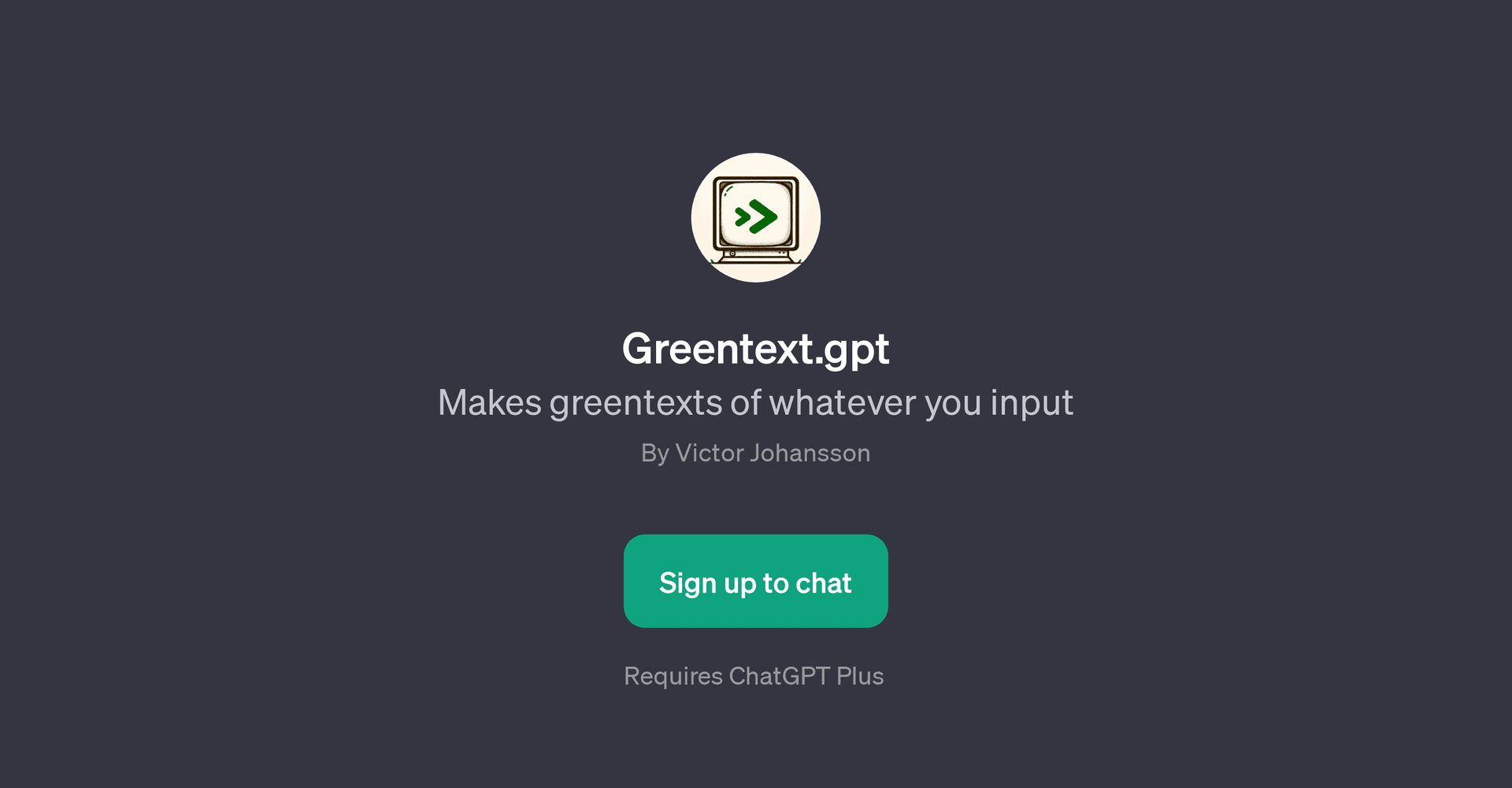 Greentext.gpt