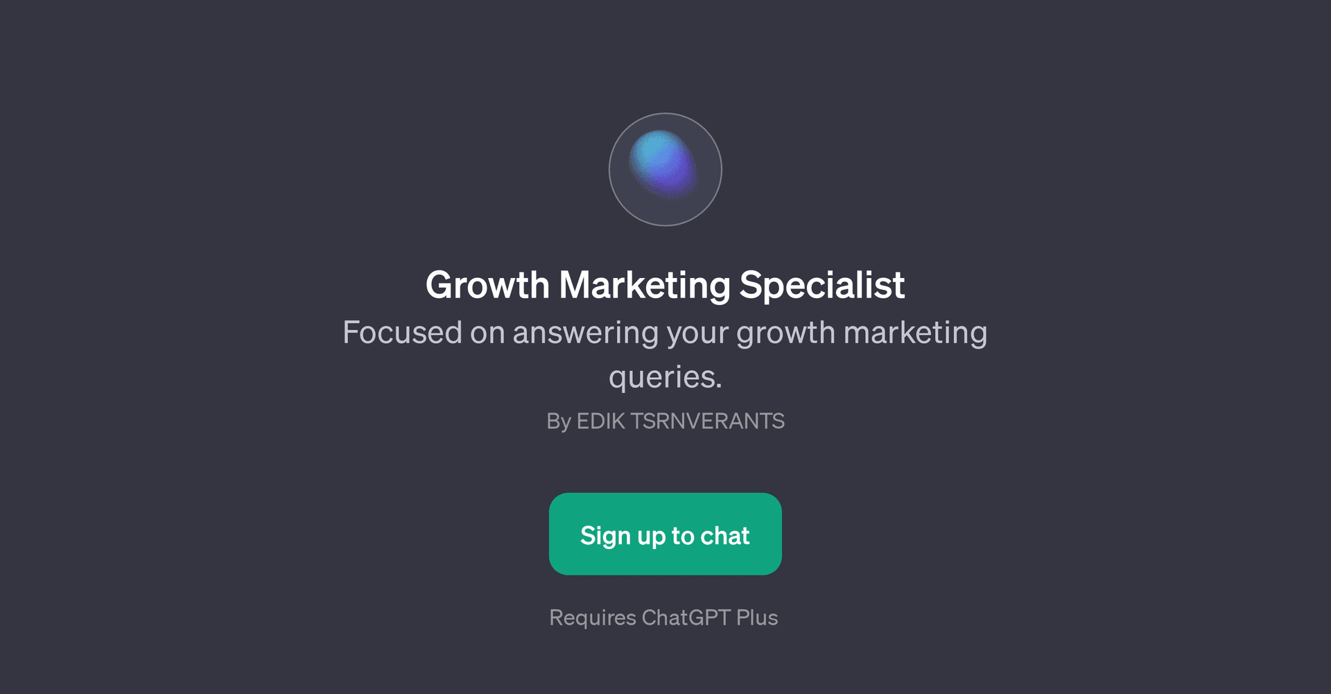 Growth Marketing Specialist