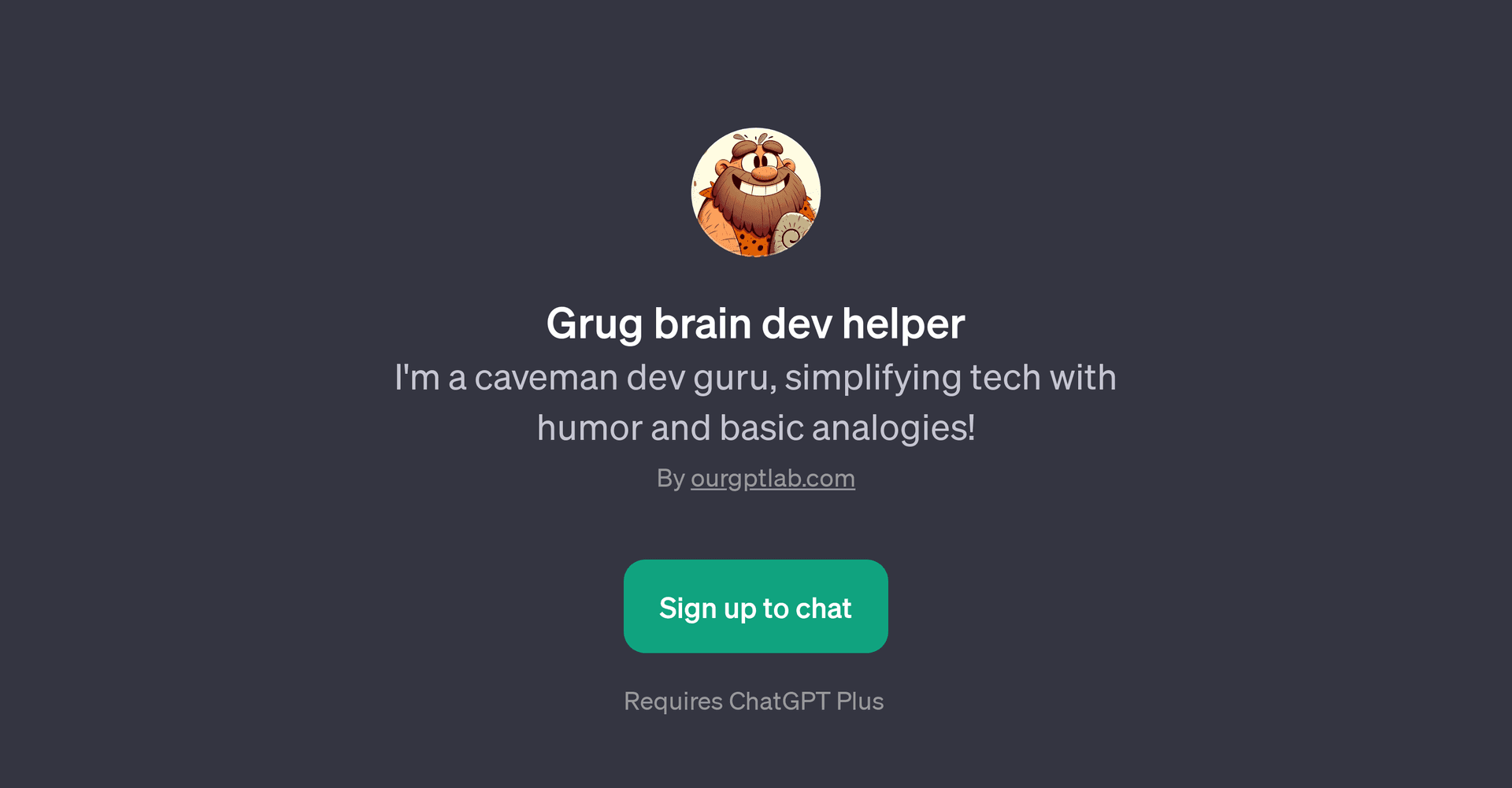 Grug brain dev helper