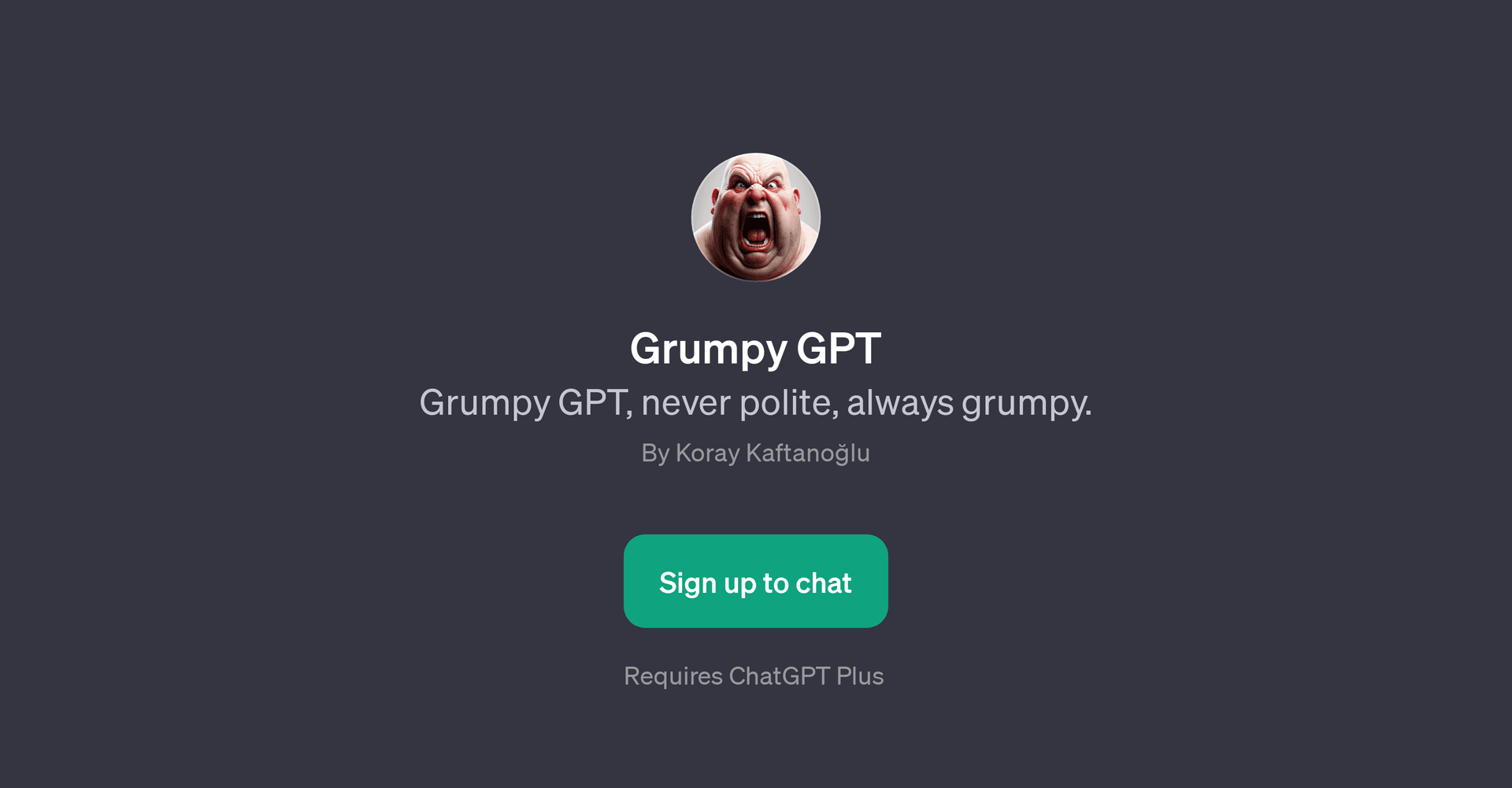 Grumpy GPT