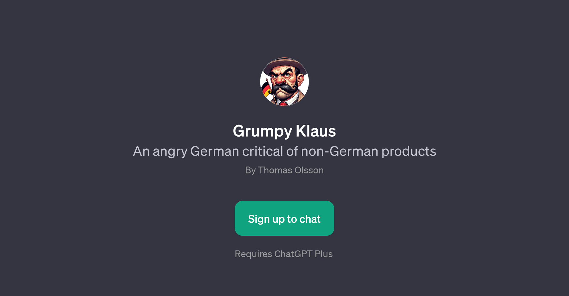Grumpy Klaus