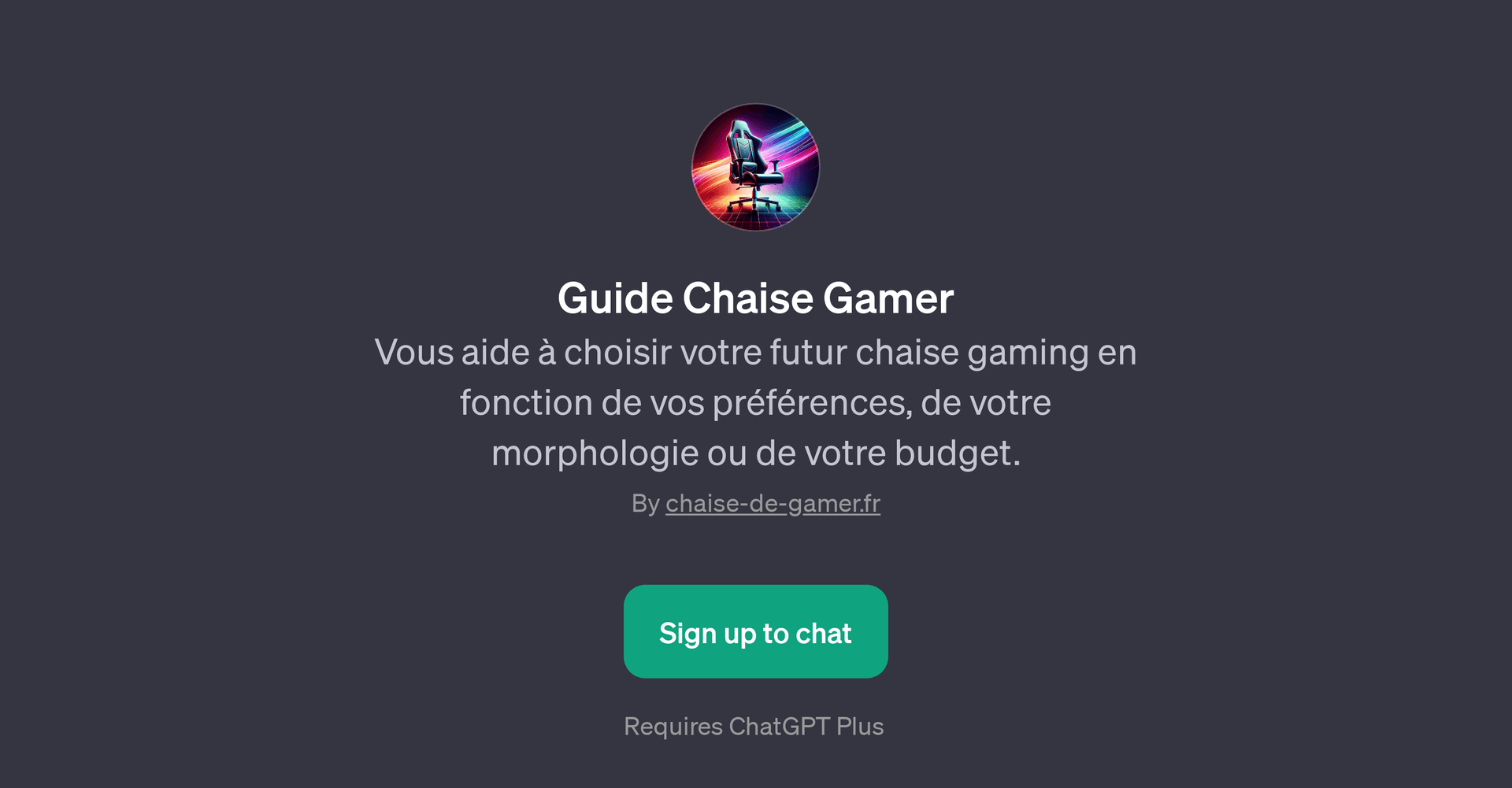 Guide Chaise Gamer