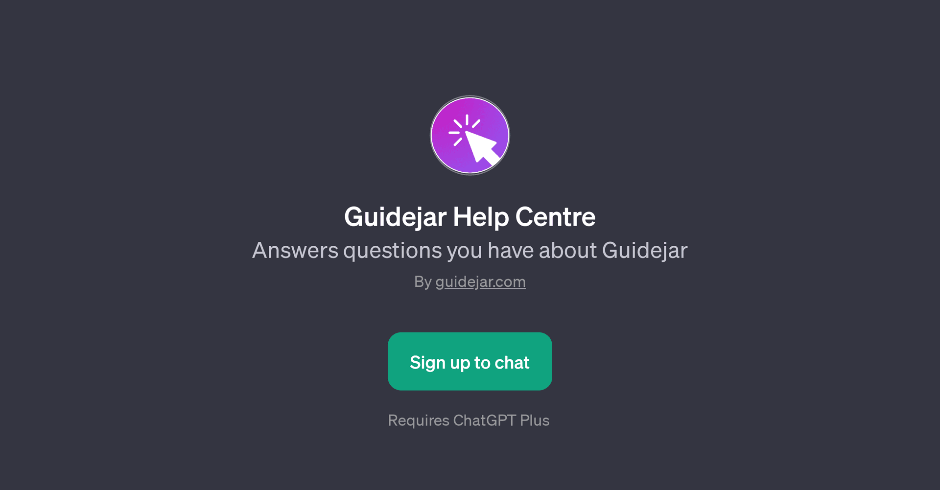 Guidejar Help Centre