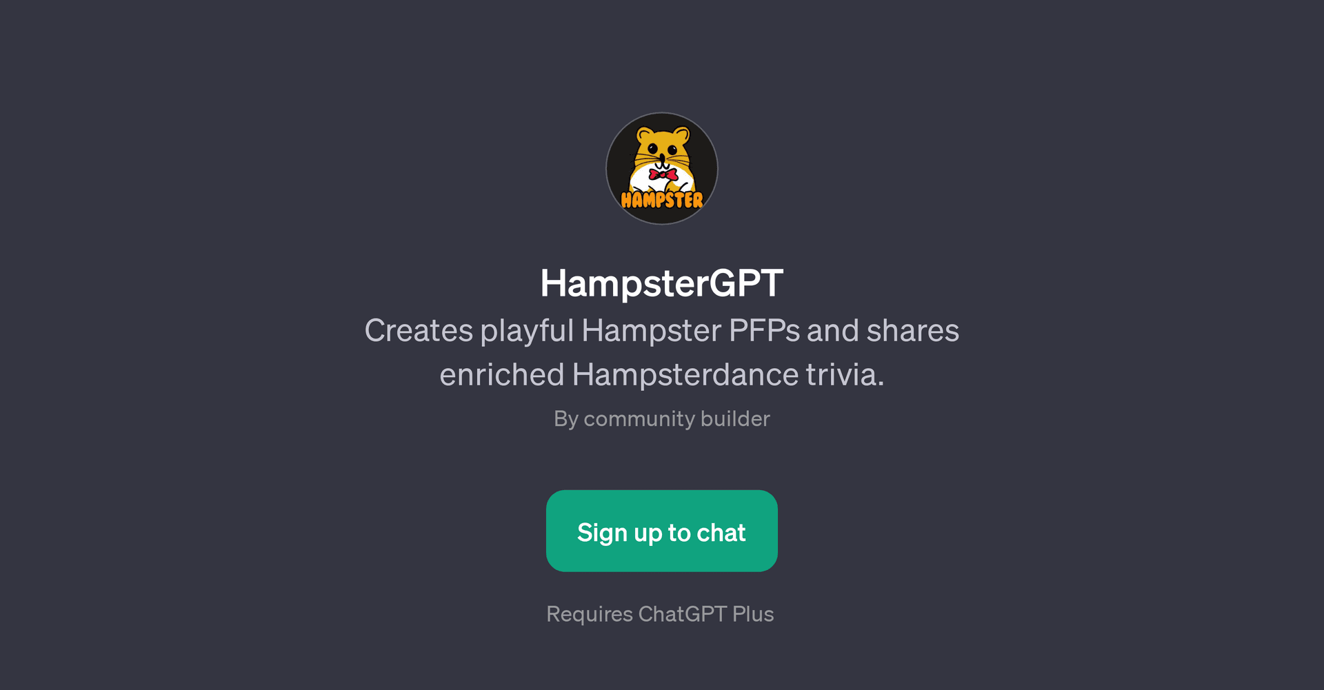 HampsterGPT