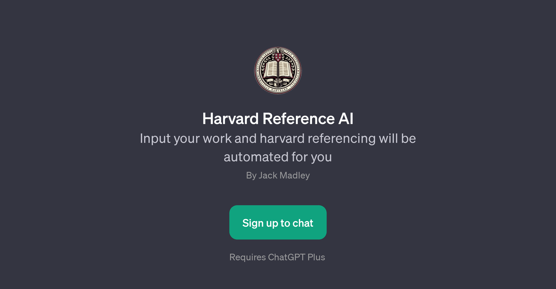 Harvard Reference AI