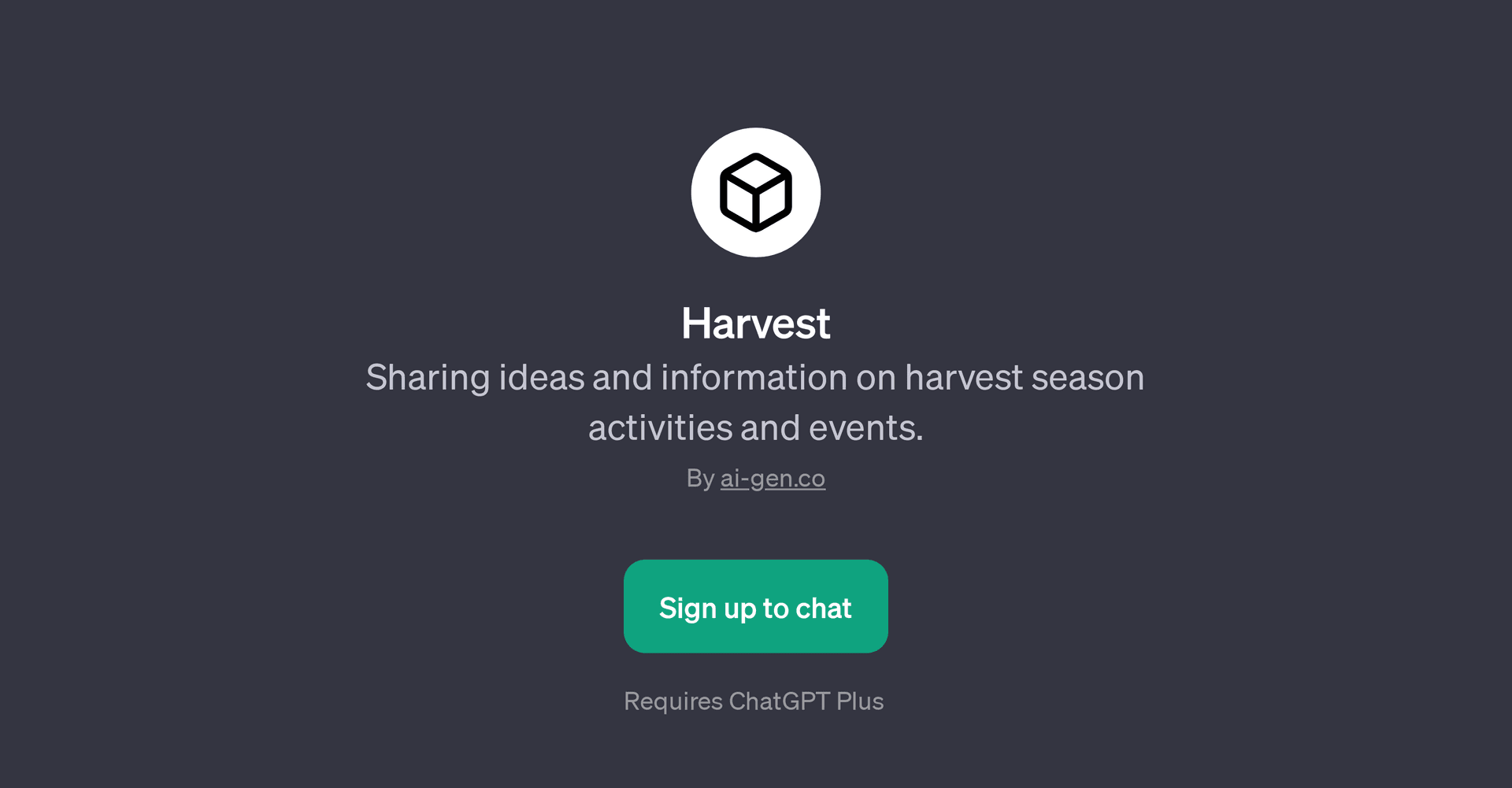 Harvest