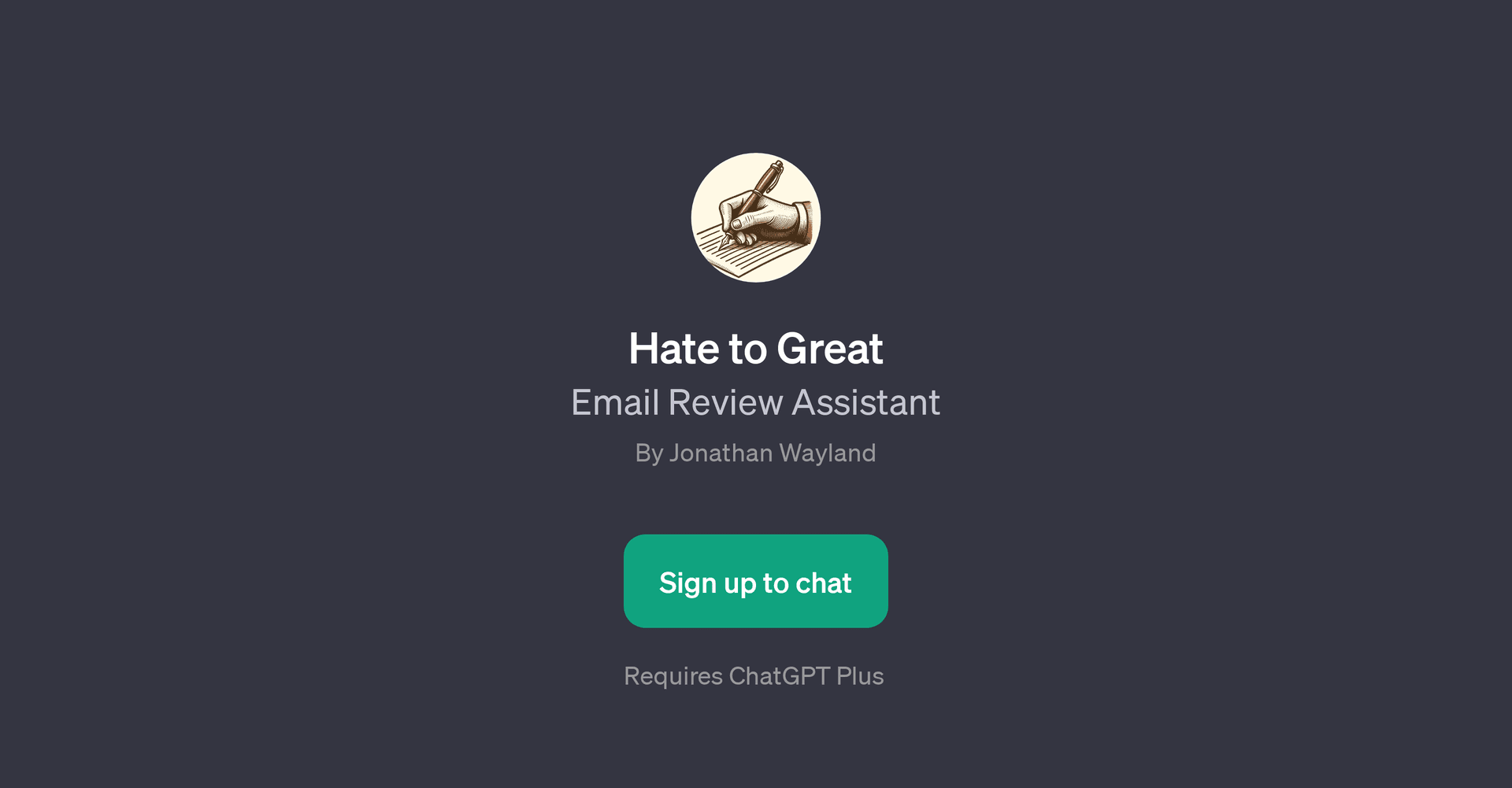 Hate to Great