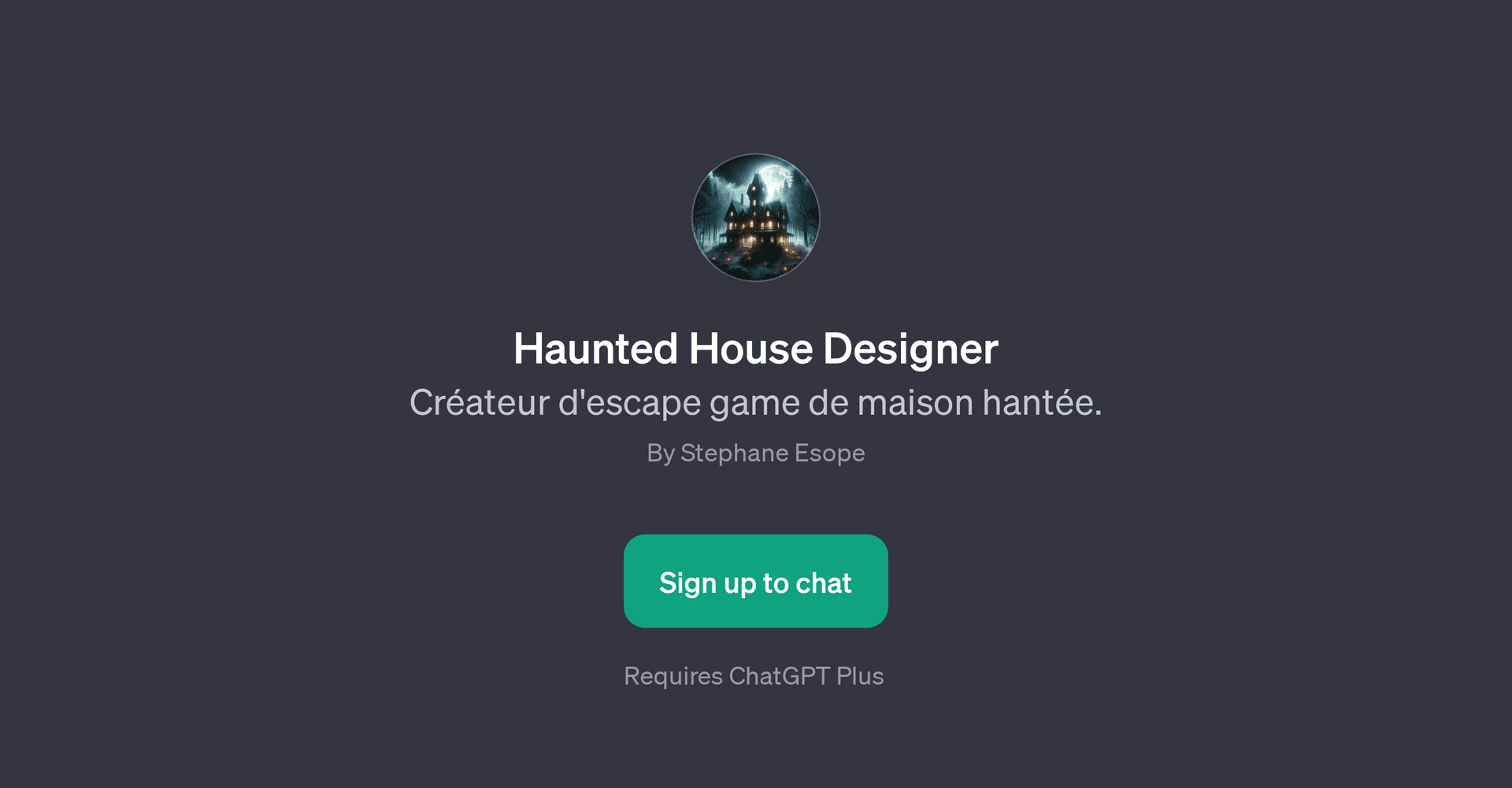 Haunted House Designer