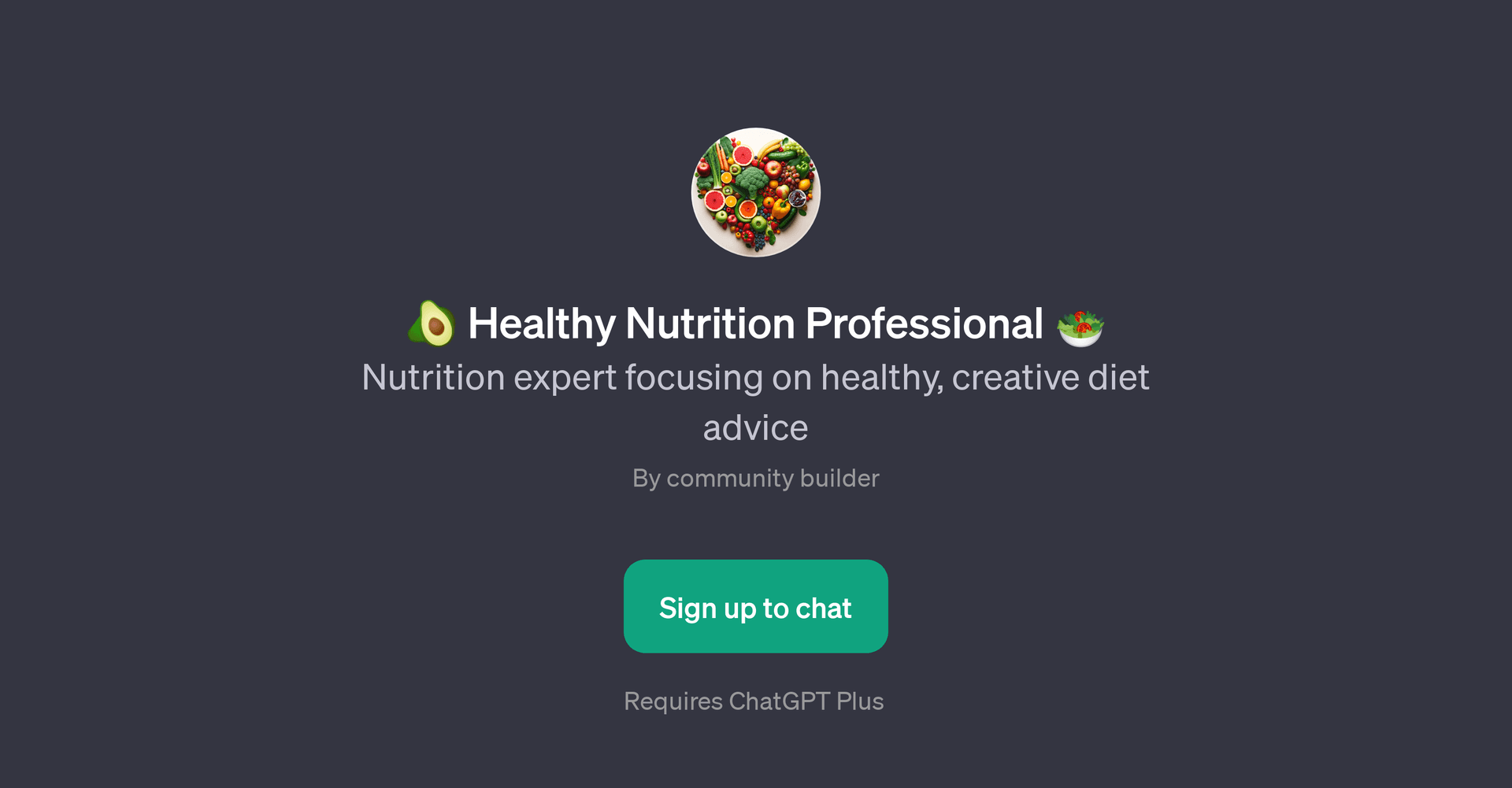 Healthy Nutrition Professional
