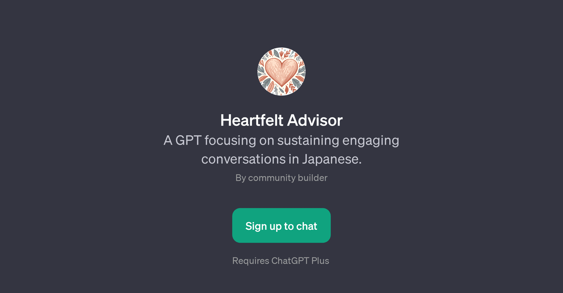 Heartfelt Advisor