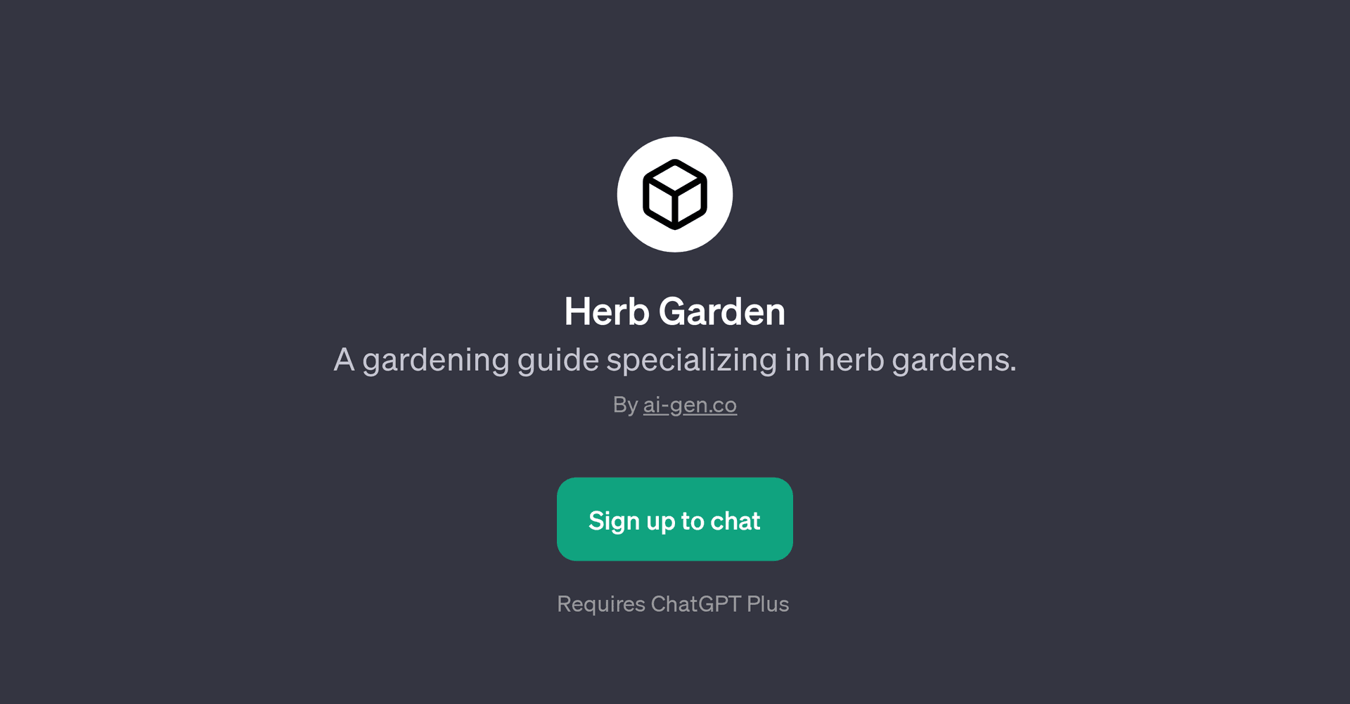 Herb Garden