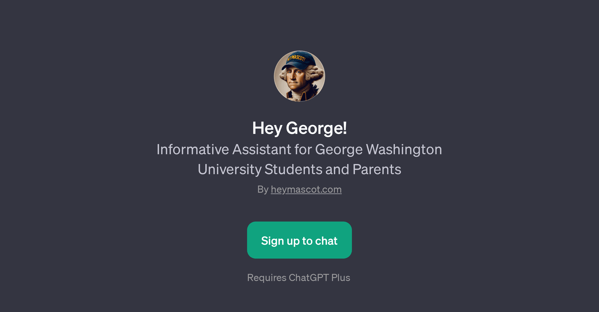 Hey George