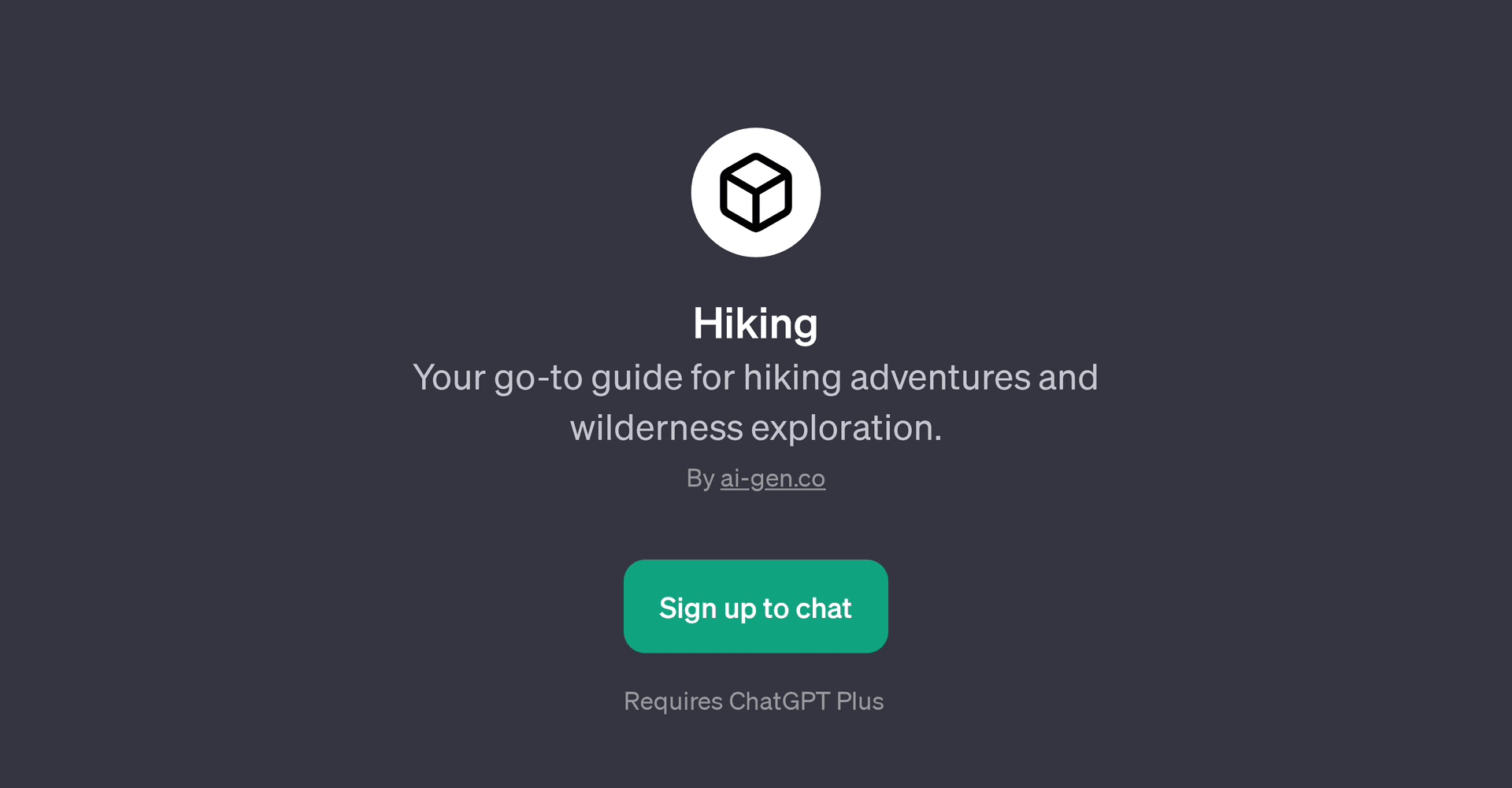 HikingPage