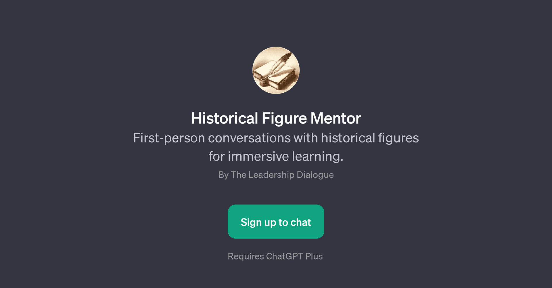 Historical Figure Mentor