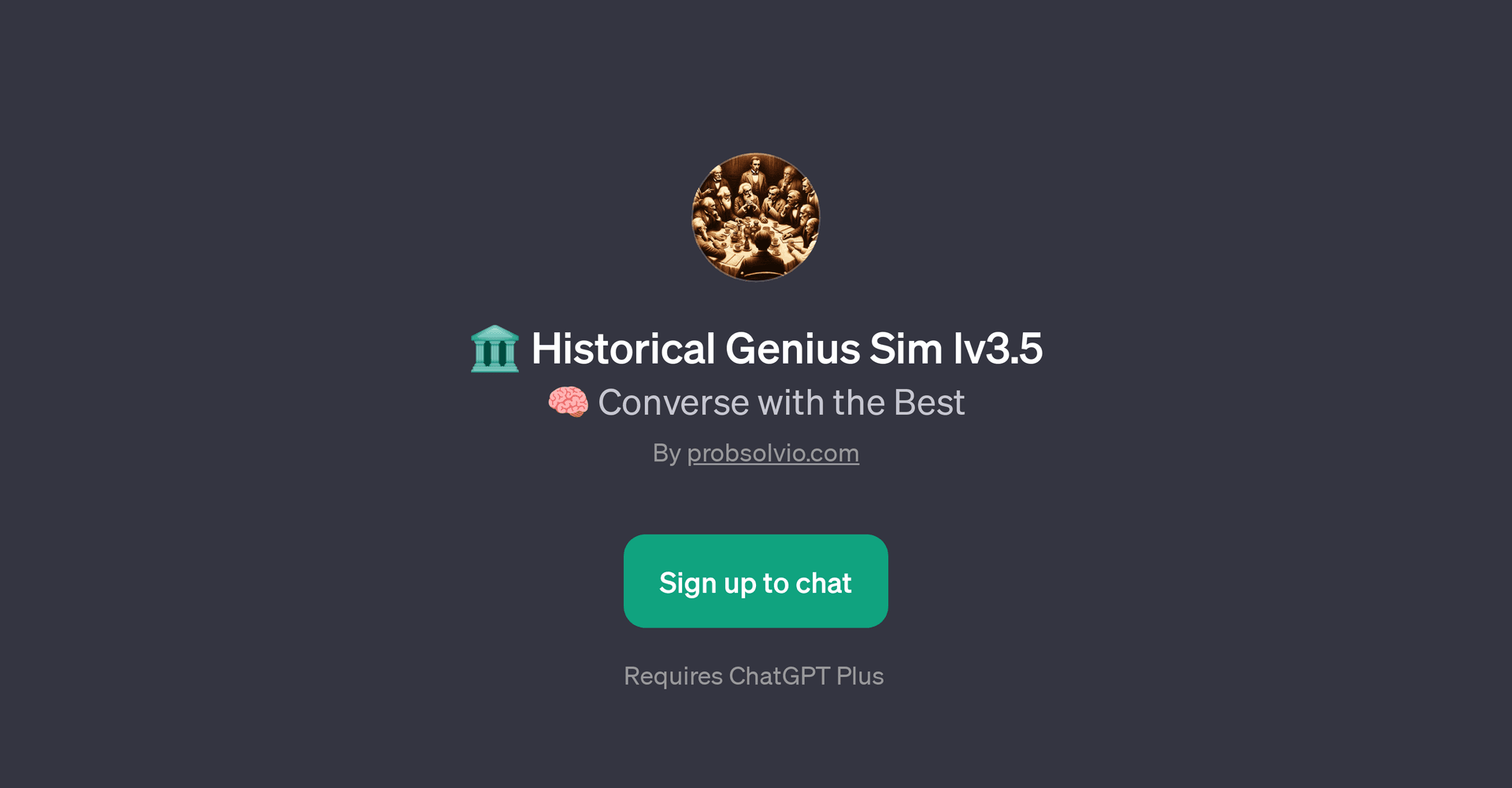 Historical Genius Sim lv3.5