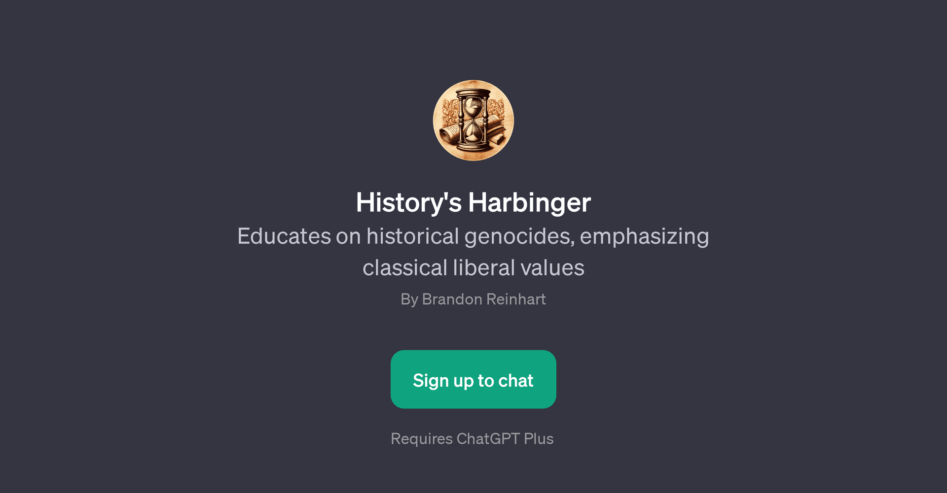 History's Harbinger