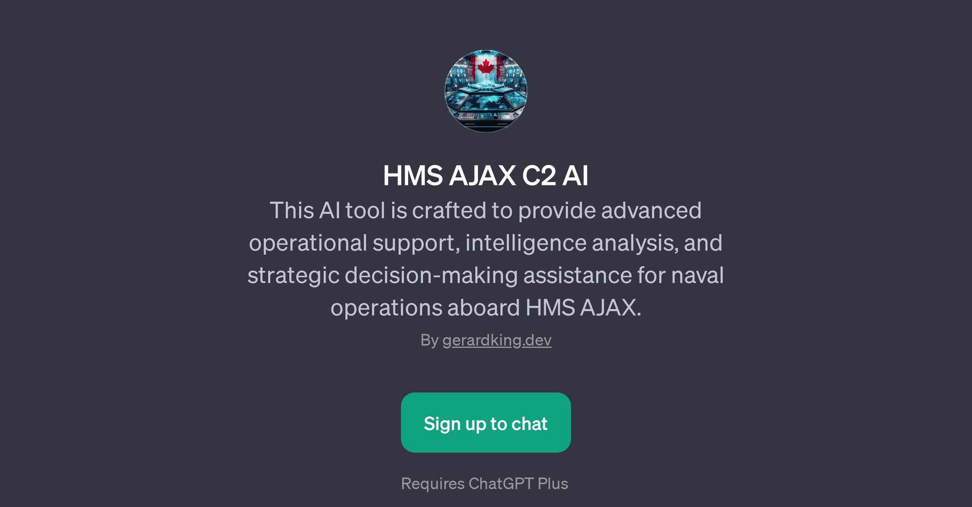 HMS AJAX C2 AI